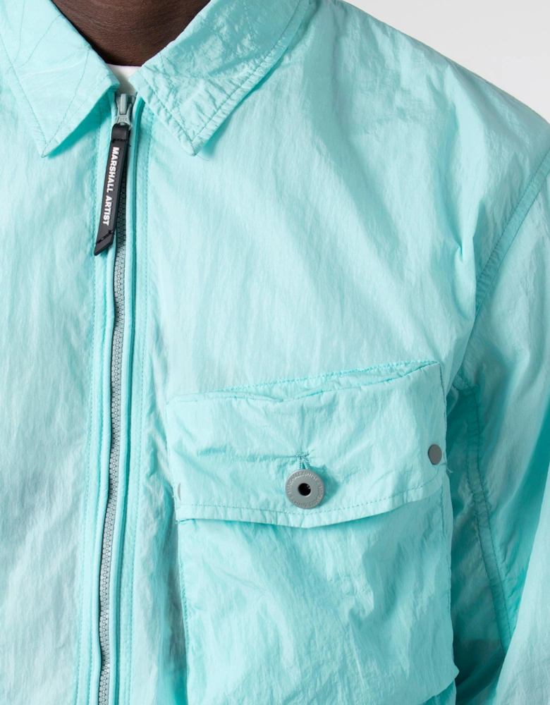 Krinkle Nylon Pocket Overshirt