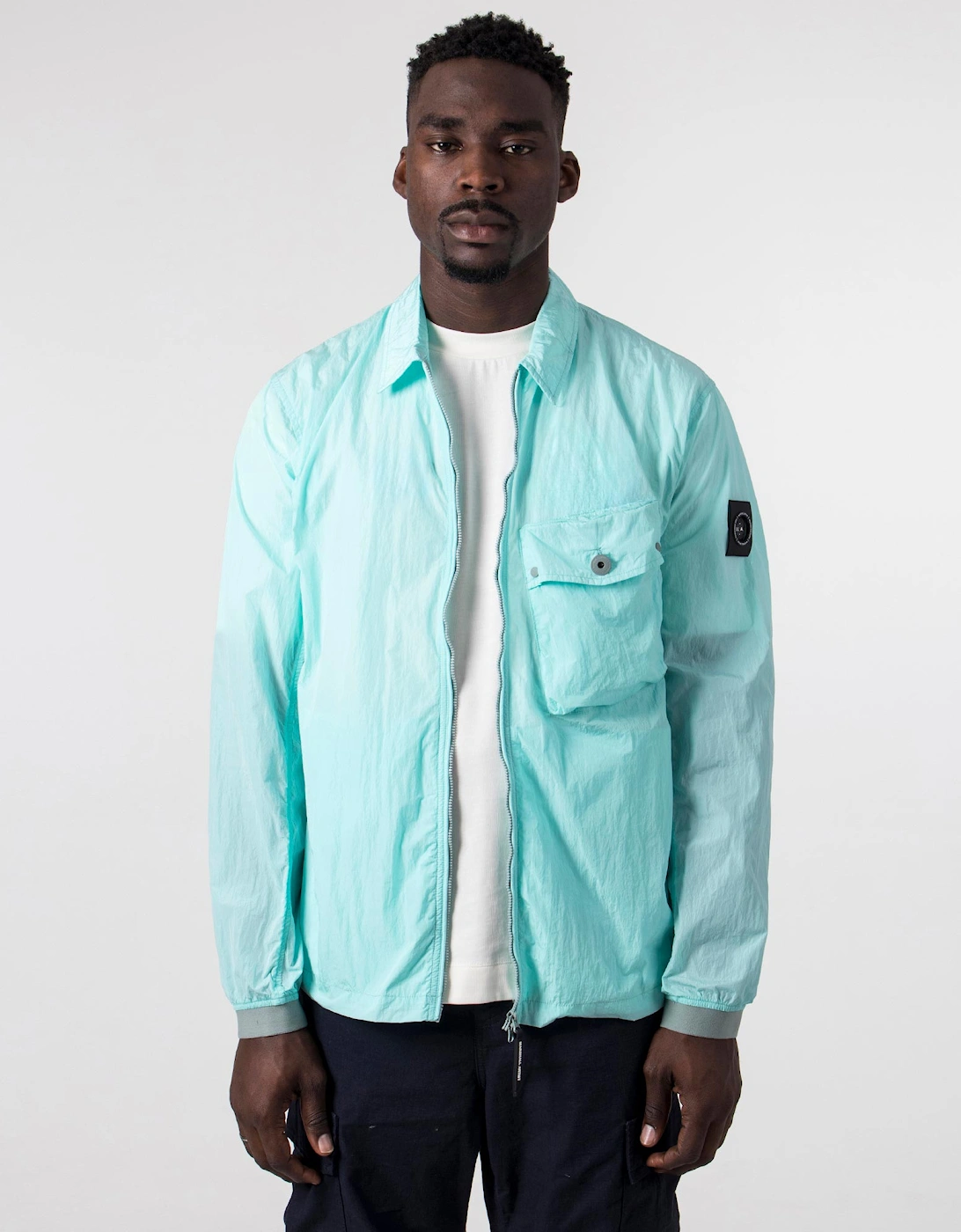 Krinkle Nylon Pocket Overshirt