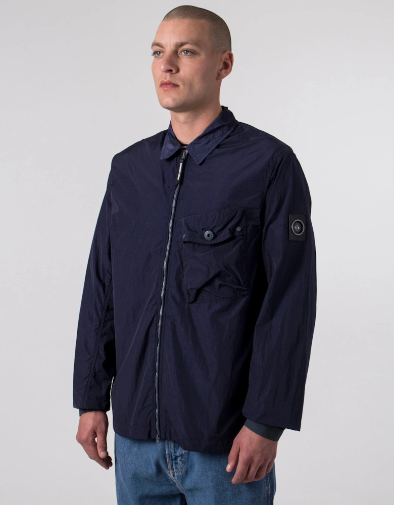 Krinkle Nylon Pocket Overshirt