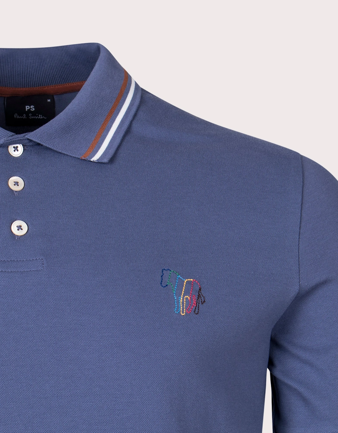Broad Stripe Zebra Polo Shirt
