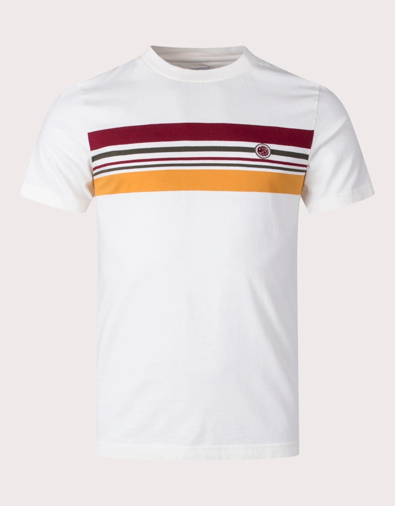Slim Fit Hollen Chest Stripe T-Shirt