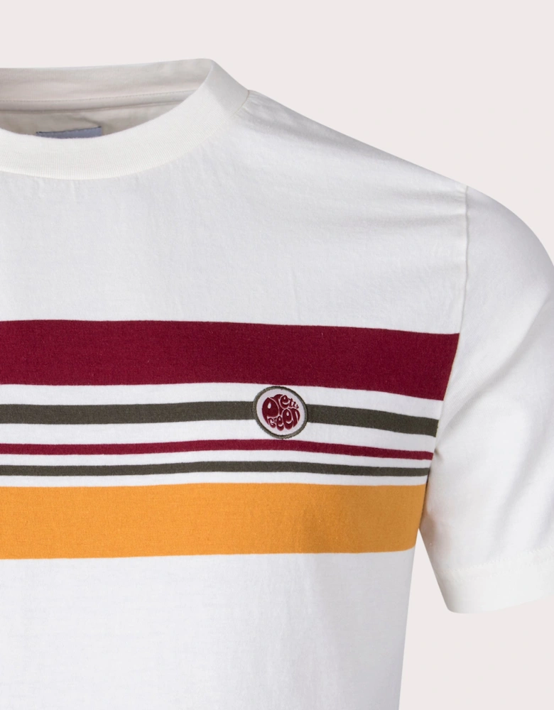 Slim Fit Hollen Chest Stripe T-Shirt
