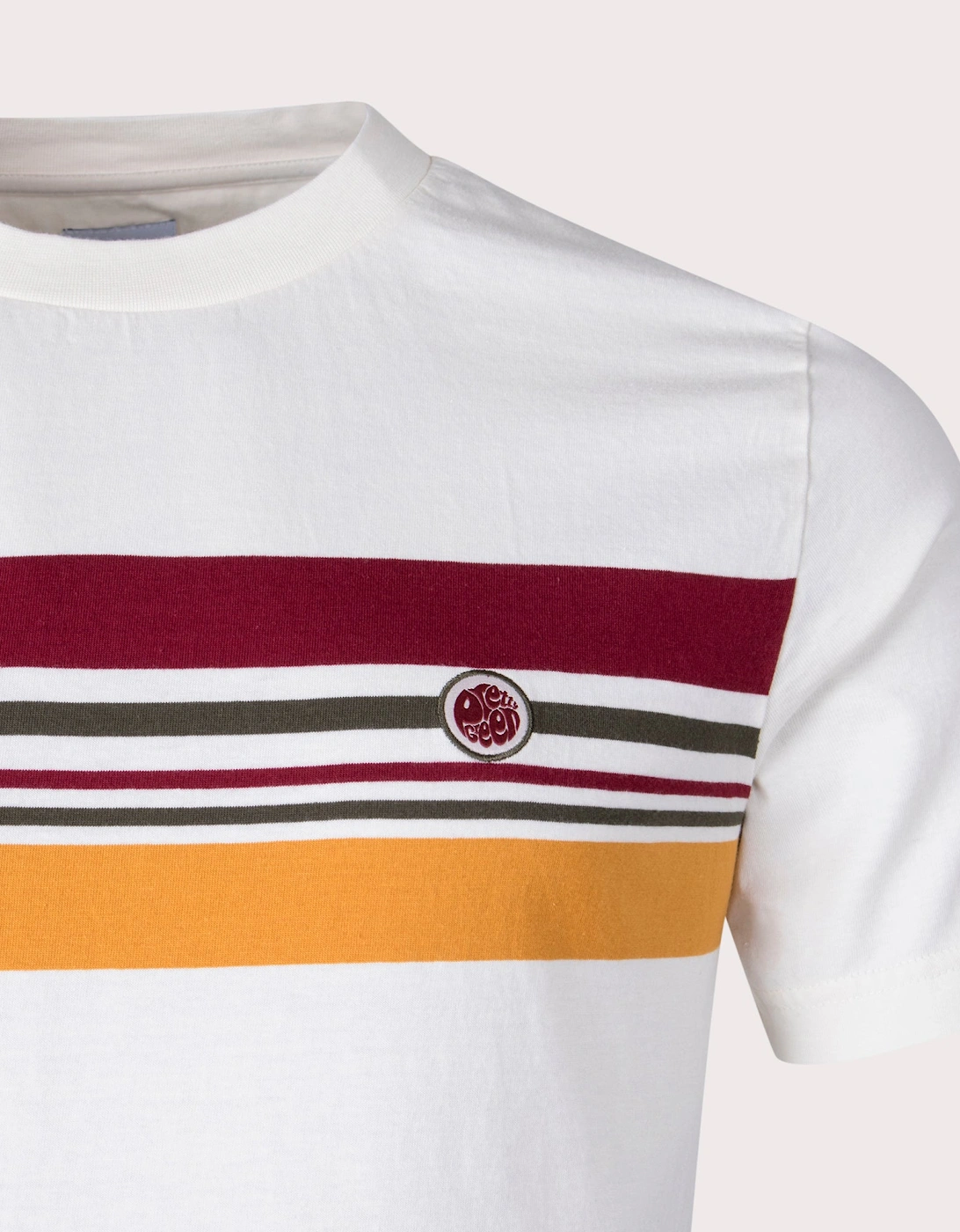 Slim Fit Hollen Chest Stripe T-Shirt