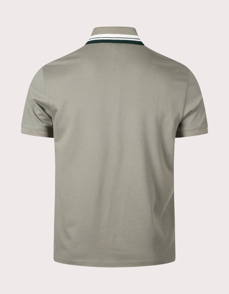 Tipped Collar Polo Shirt