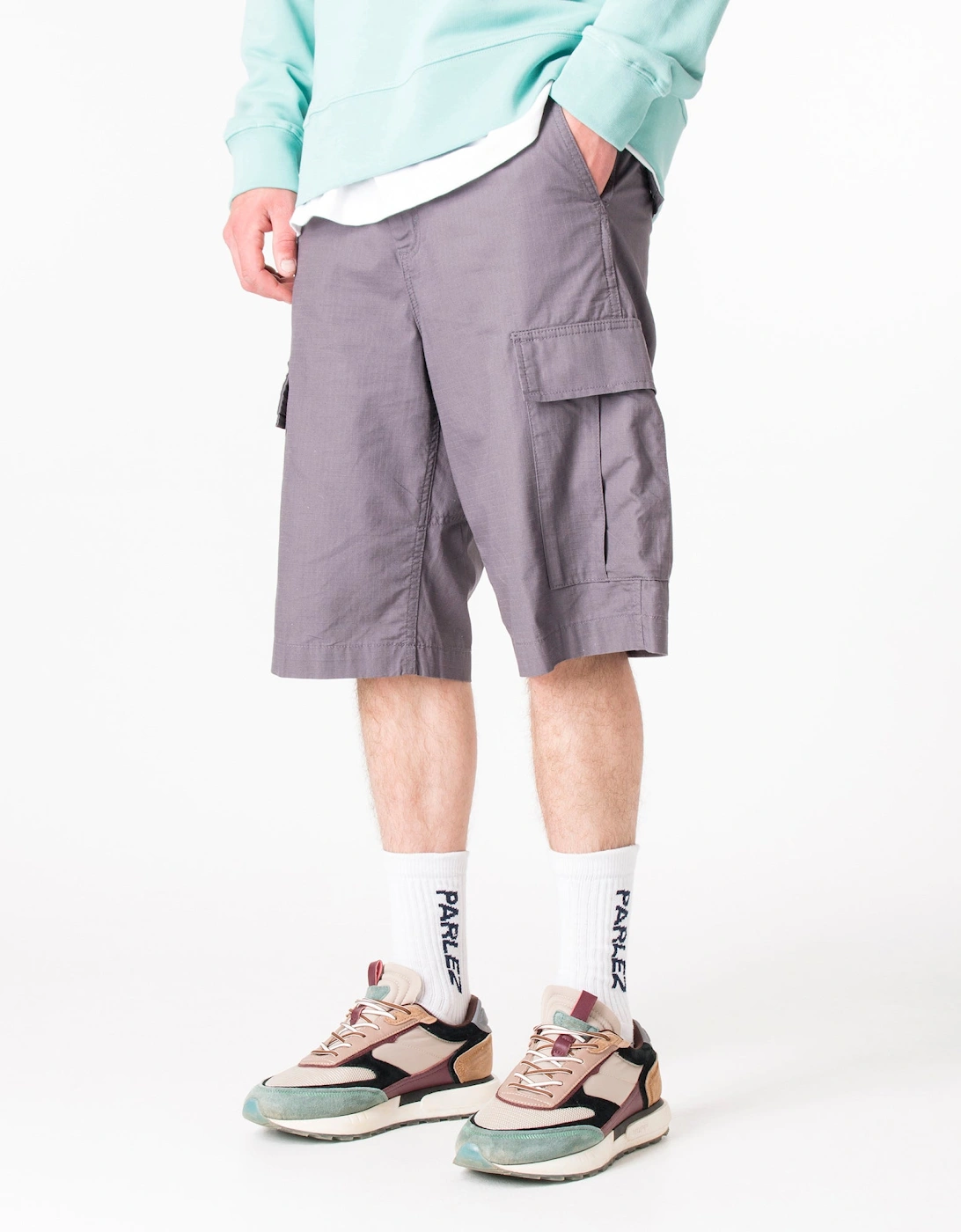 Regular Fit Ripstop Cargo Shorts