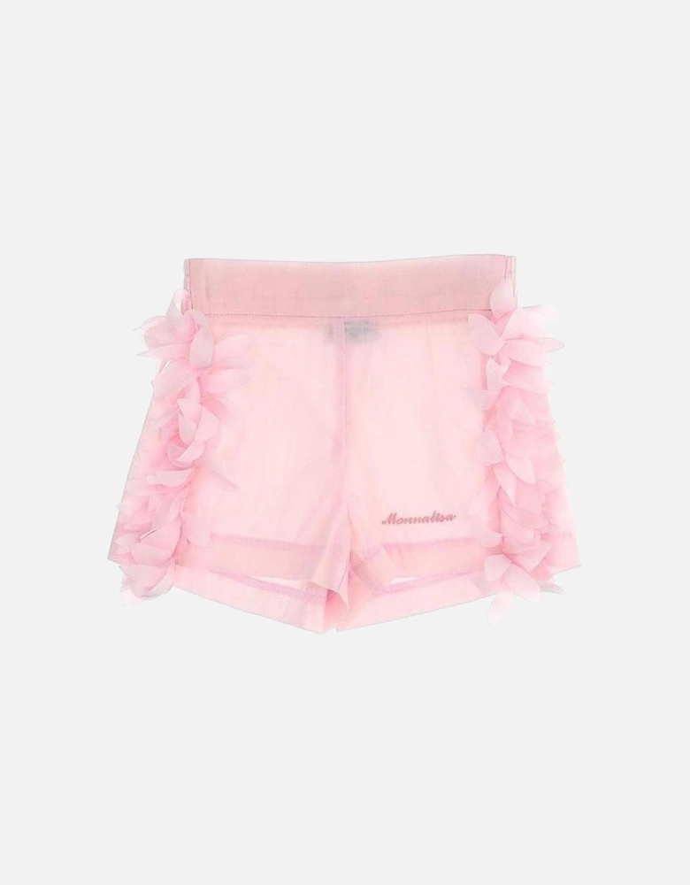 Girls Pale Pink Shorts