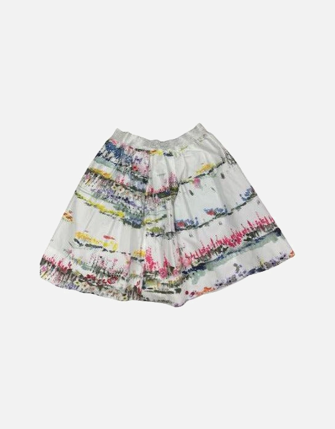 Girls Water Paint Print Skirt, 2 of 1