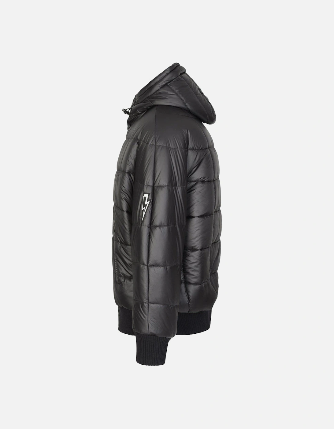 Hooded Down Black Jacket