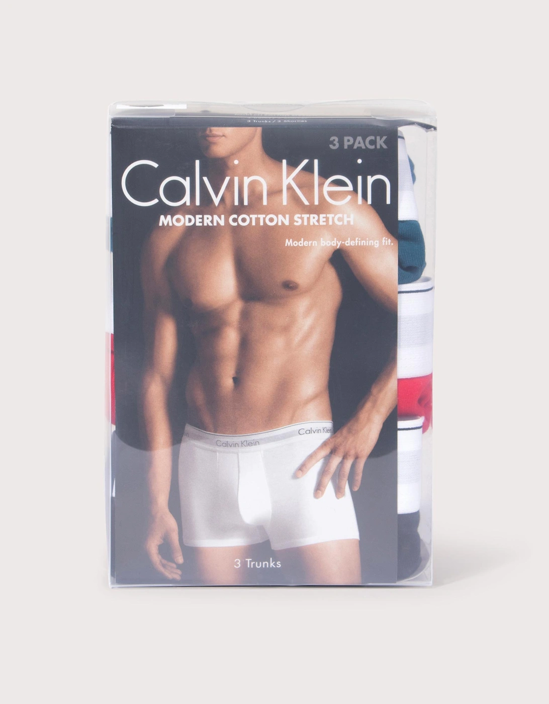 Three Pack of Modern Cotton Stretch Trunks