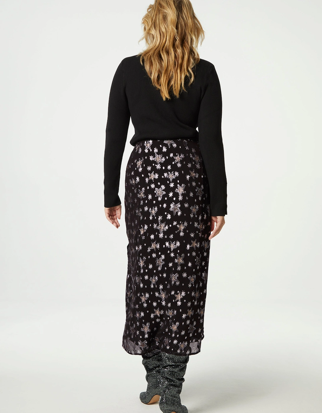 Lydia skirt in starfleet print