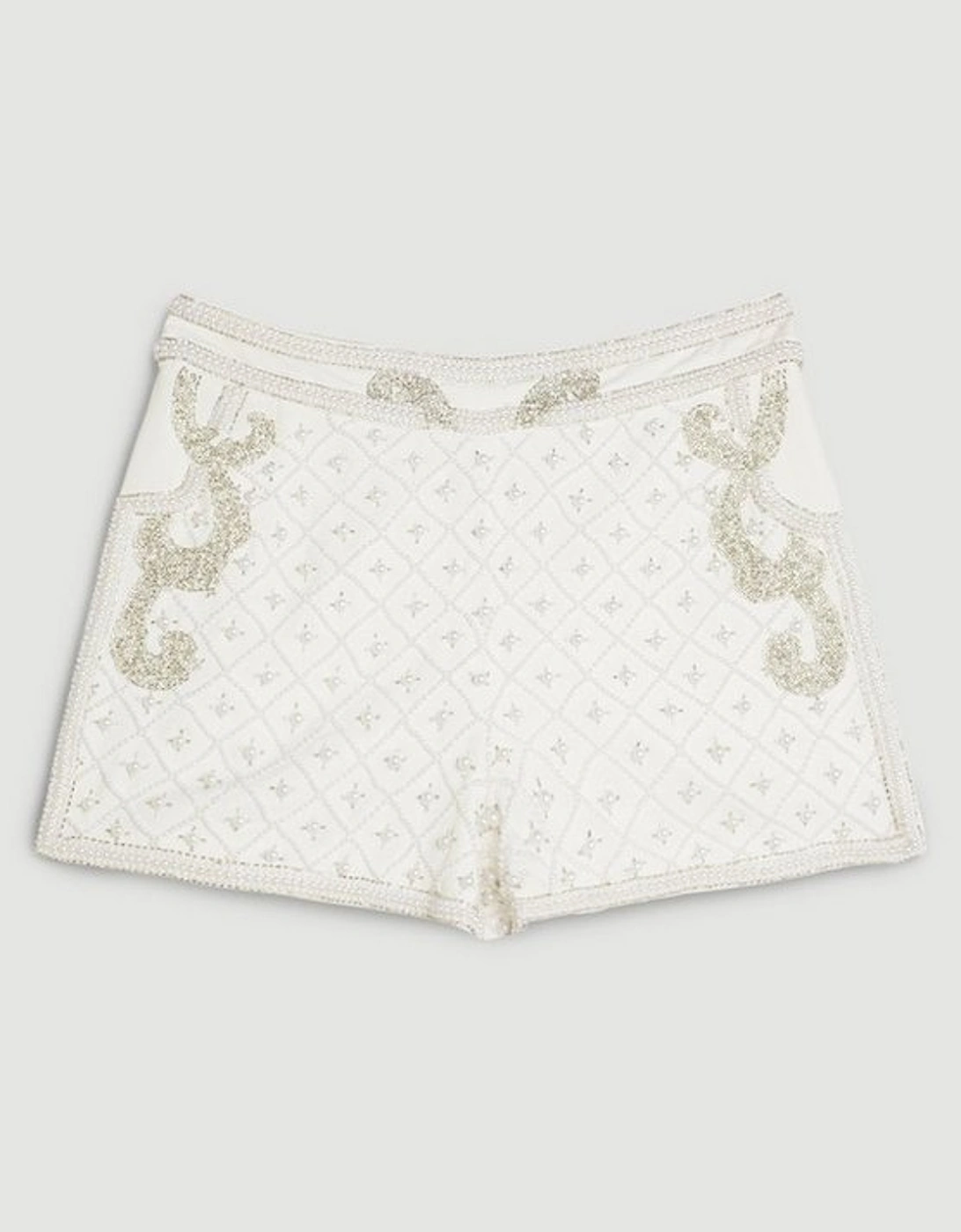 Premium Embellished Woven Shorts