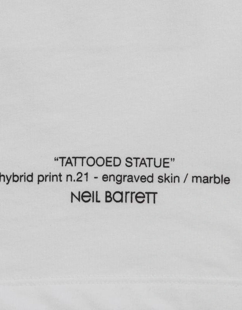 White  Statue Jersey T-Shirt