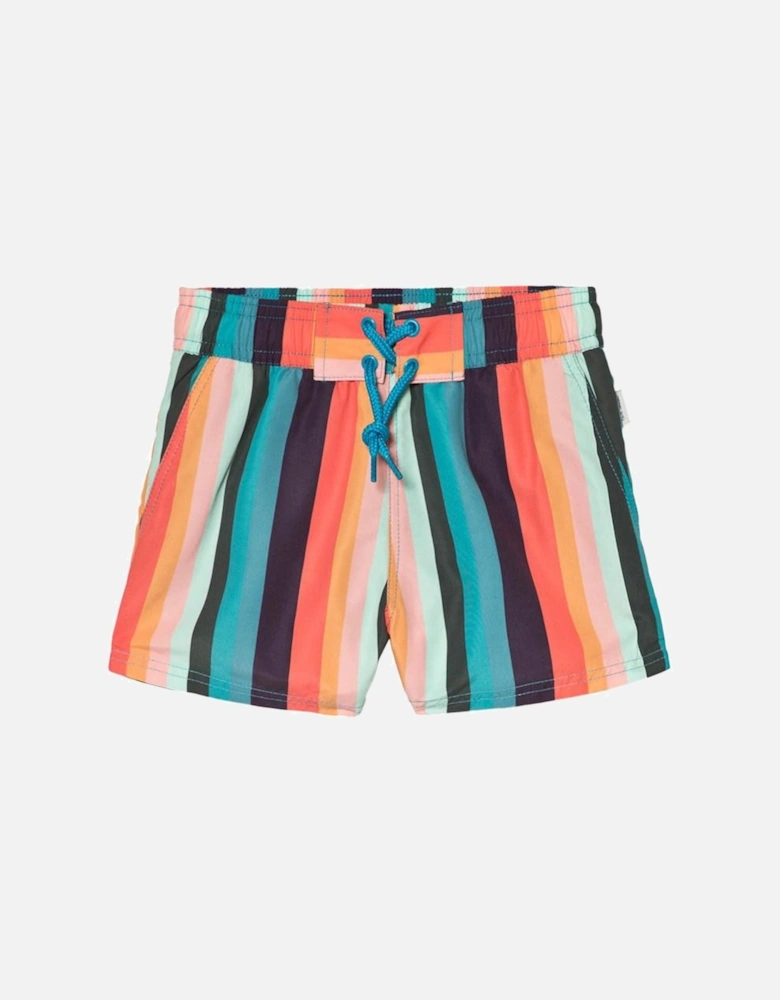 Boys Striped Swimming Shorts