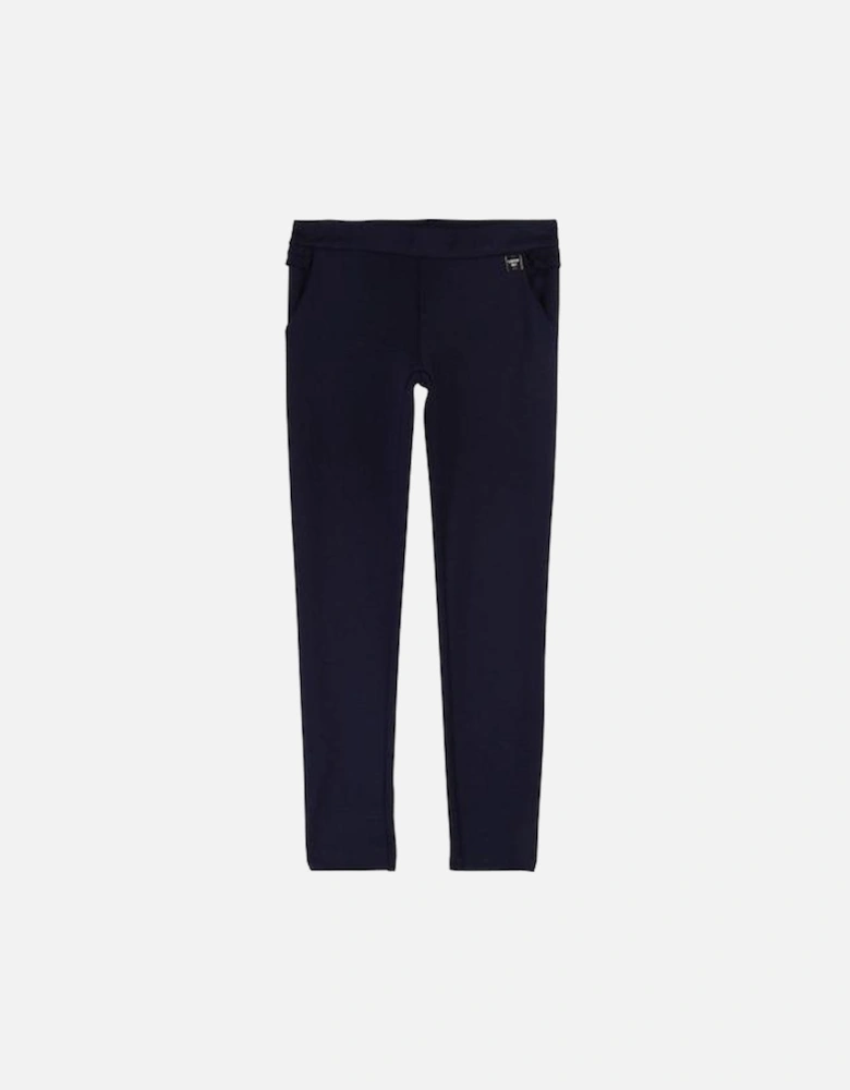 Girls Navy Trousers