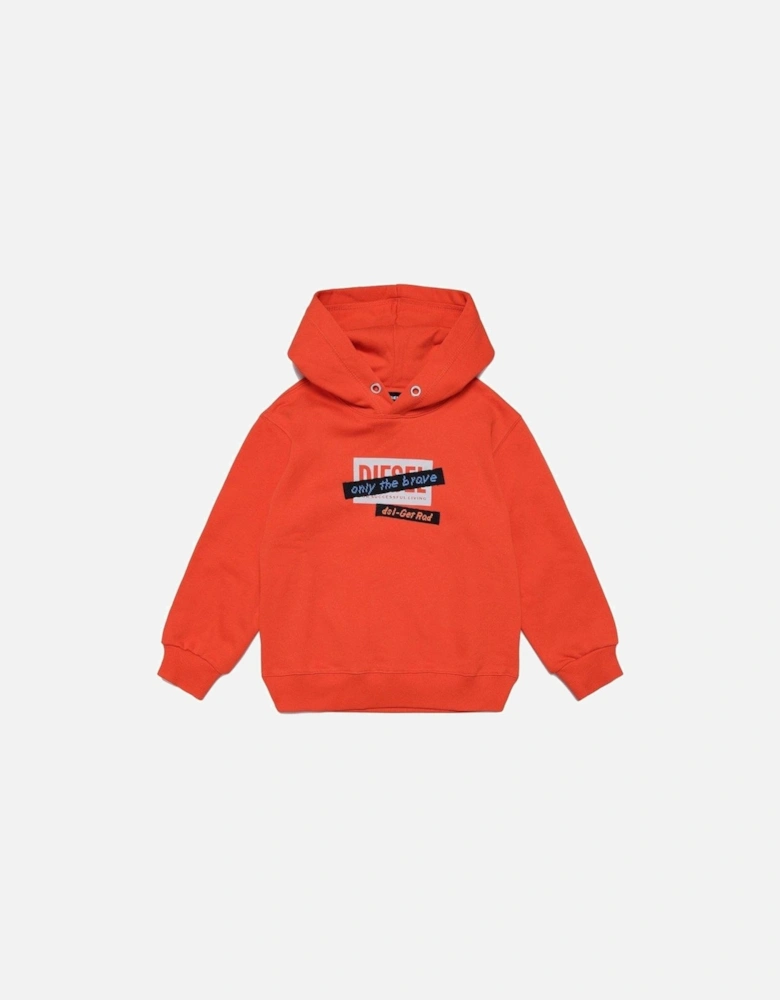 Unisex Orange Sonelget Hoodie