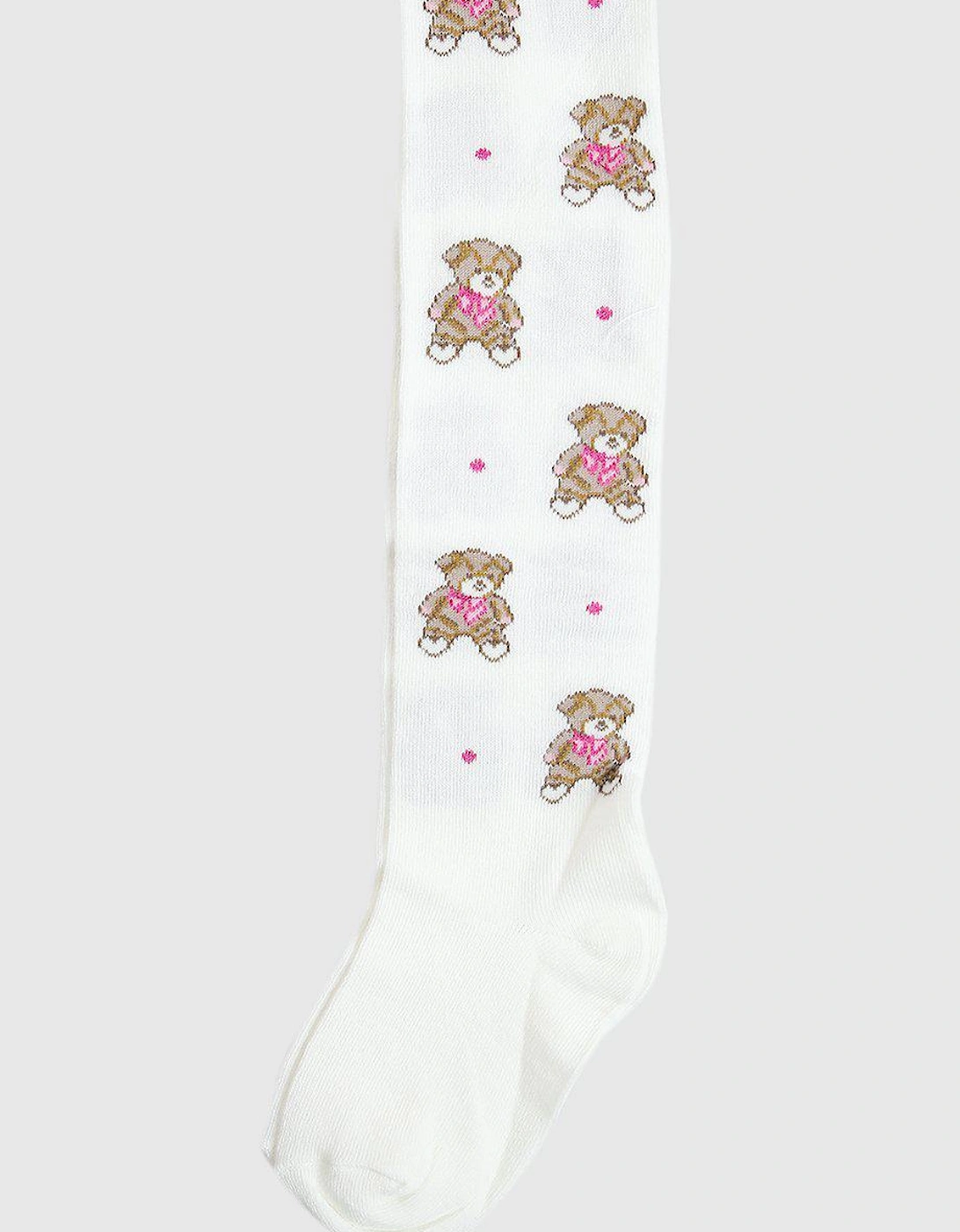 White Teddy Bear Tights, 2 of 1