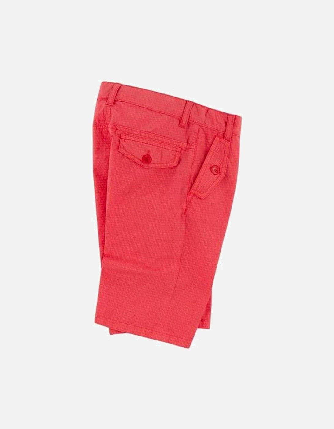 Red FF Logo Print Short