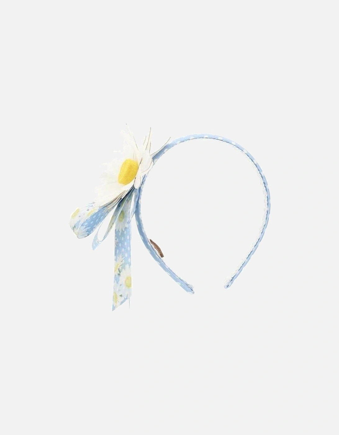 Girls Blue Daisy Hairband, 4 of 3