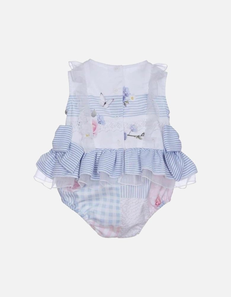 Baby Girls Blue and White Shortie