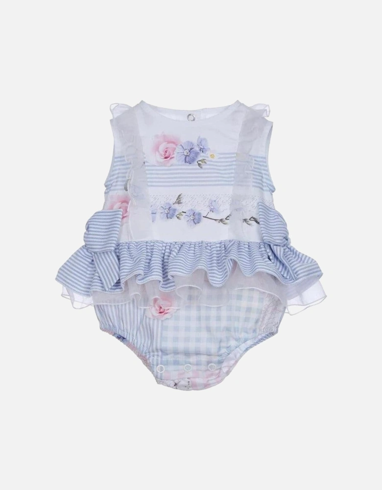 Baby Girls Blue and White Shortie