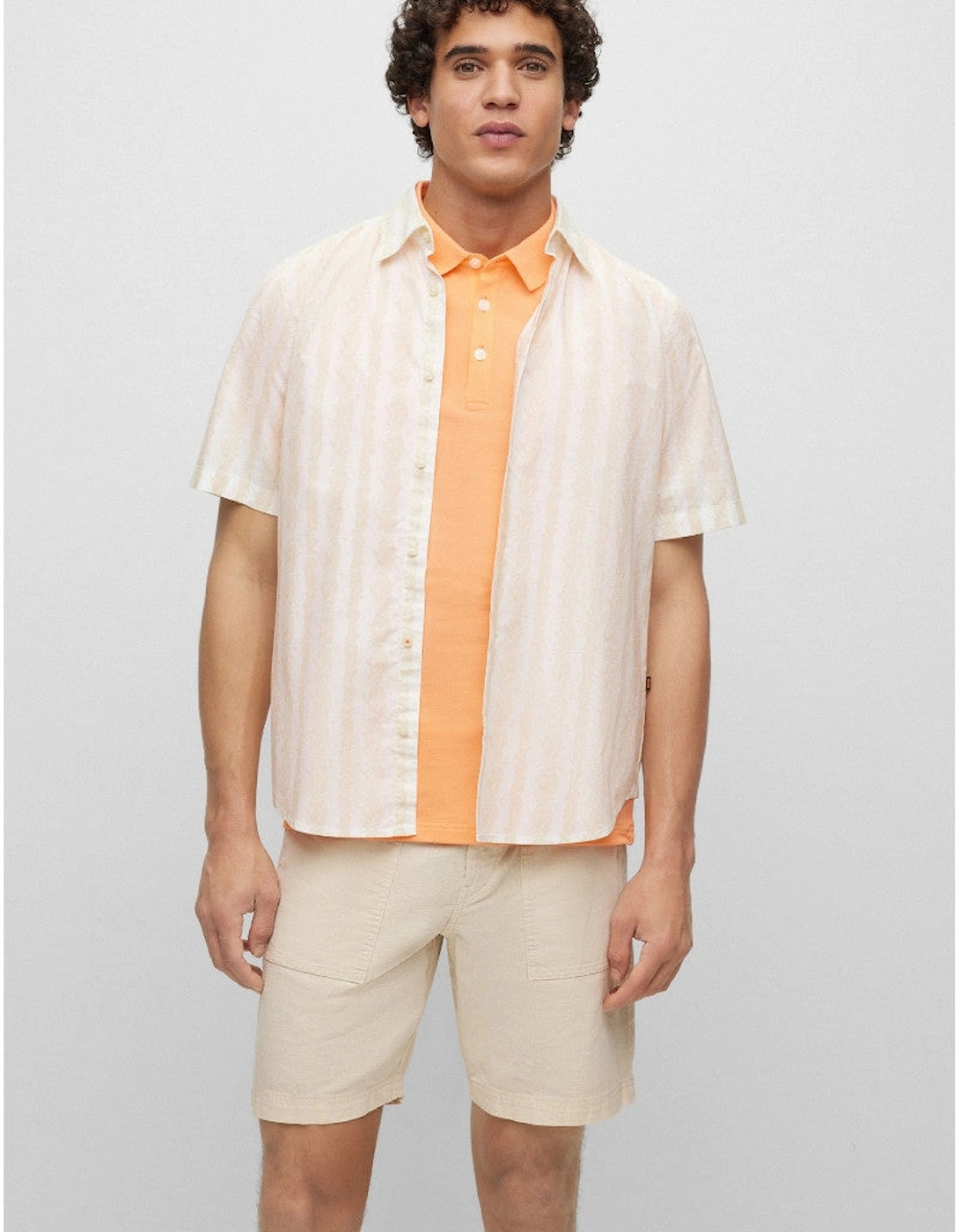 Orange Rash_2 SS Shirt 100 White