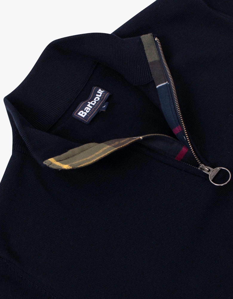Quarter Zip Cotton Knit