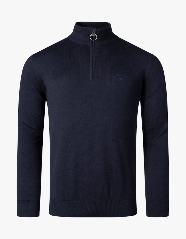 Quarter Zip Cotton Knit