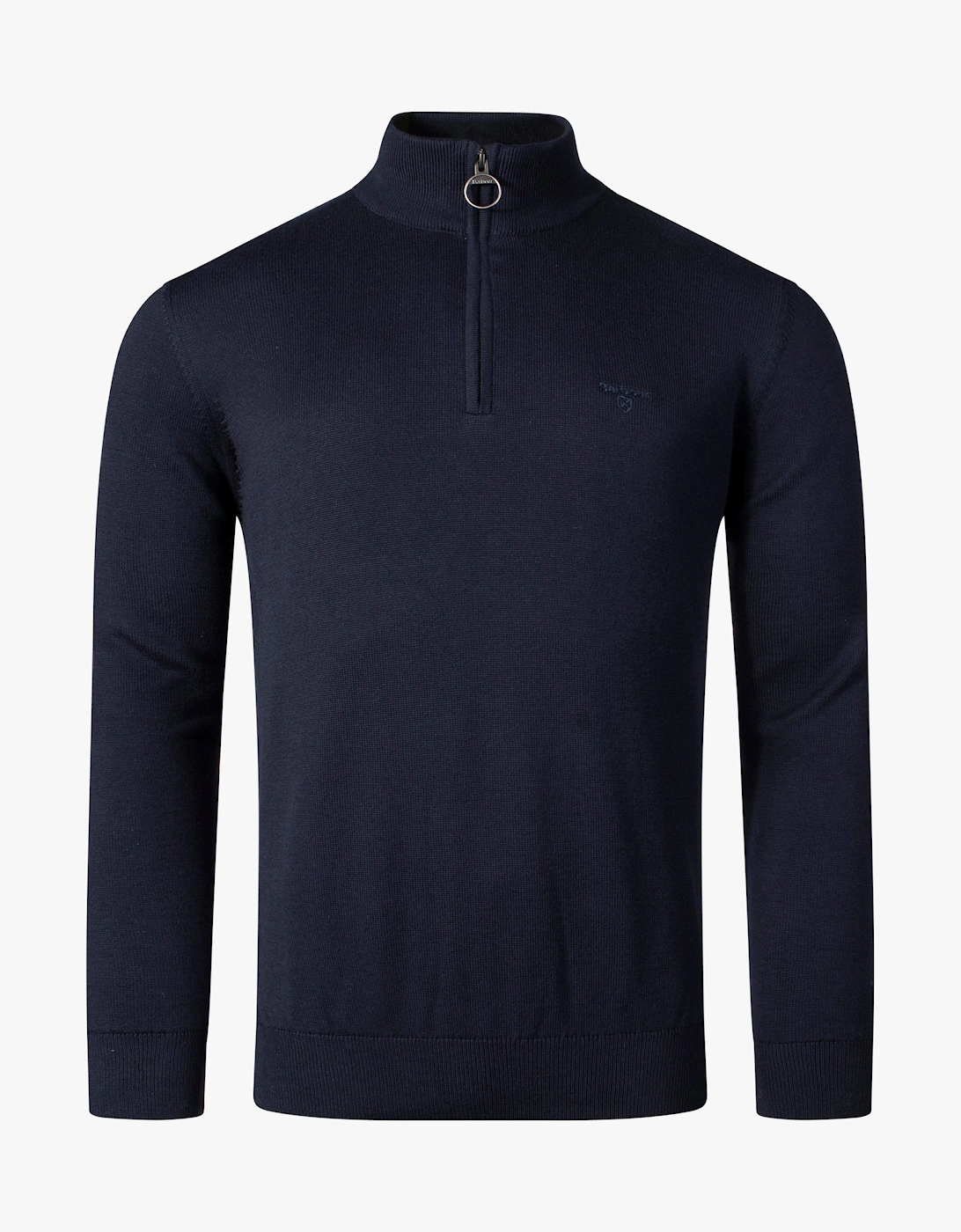 Quarter Zip Cotton Knit, 4 of 3