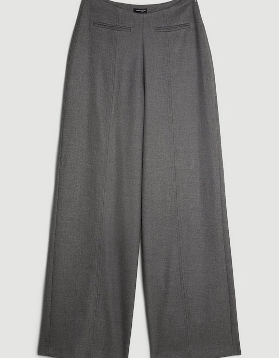 Tailored Pocket Detailed Wide Leg Trousers