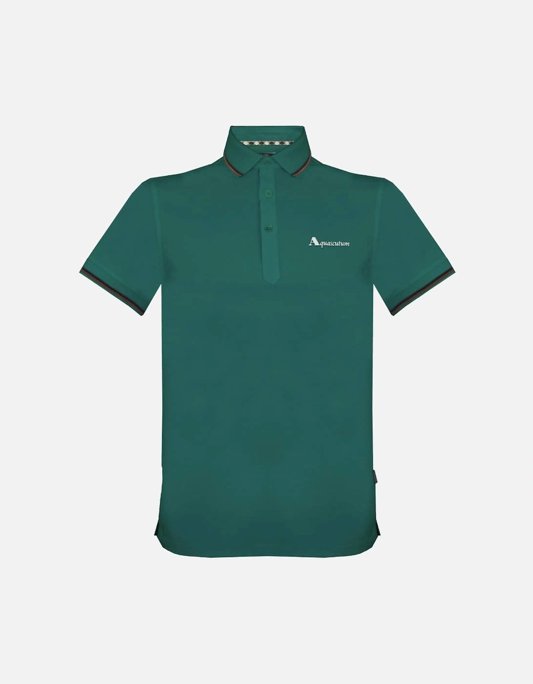Brand Logo Green Polo Shirt, 3 of 2