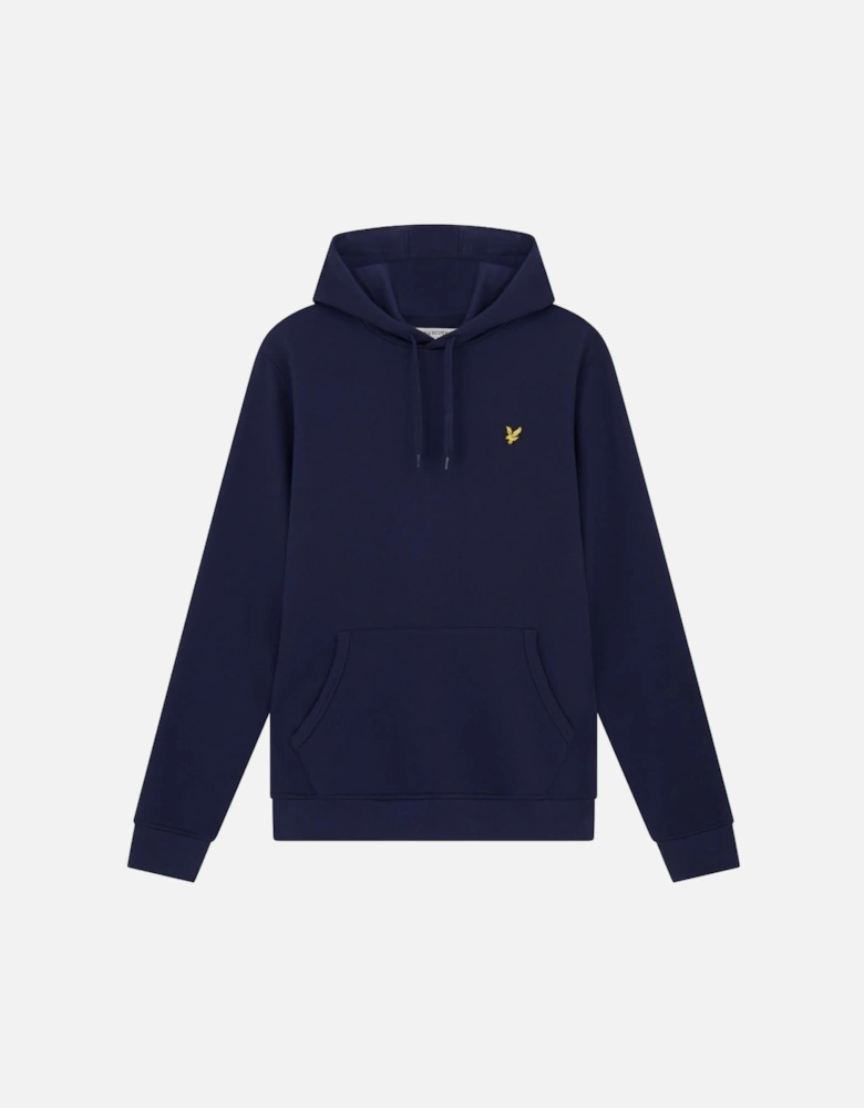 Lyle & Scott Branded Navy Blue Pull-over Hoodie