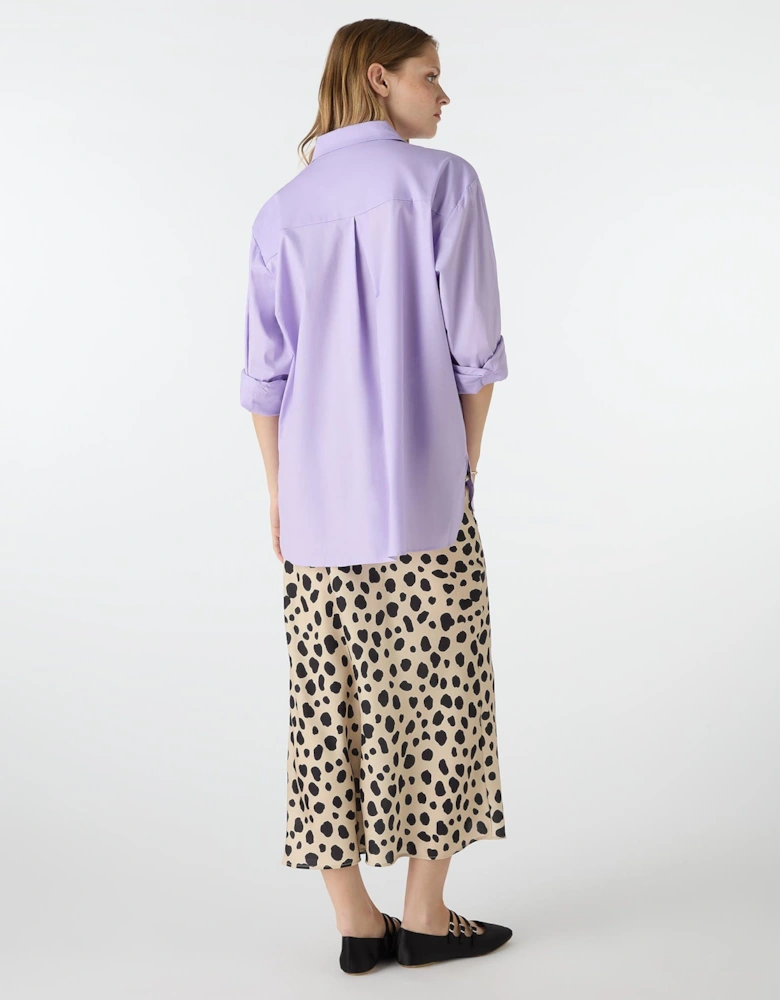 Haydon Boyfriend Shirt in Lilac