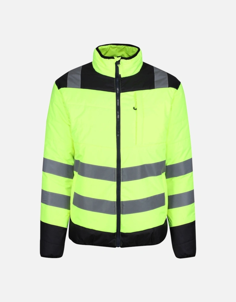 Professional Mens Hi Vis Reflective Thermal Jacket