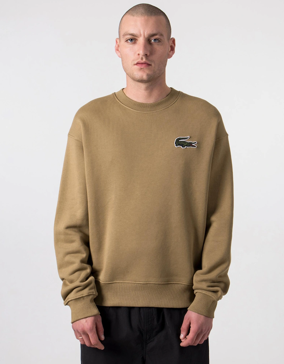 Relaxed Fit Large Crocodile Badge Sweatshirt, 5 of 4