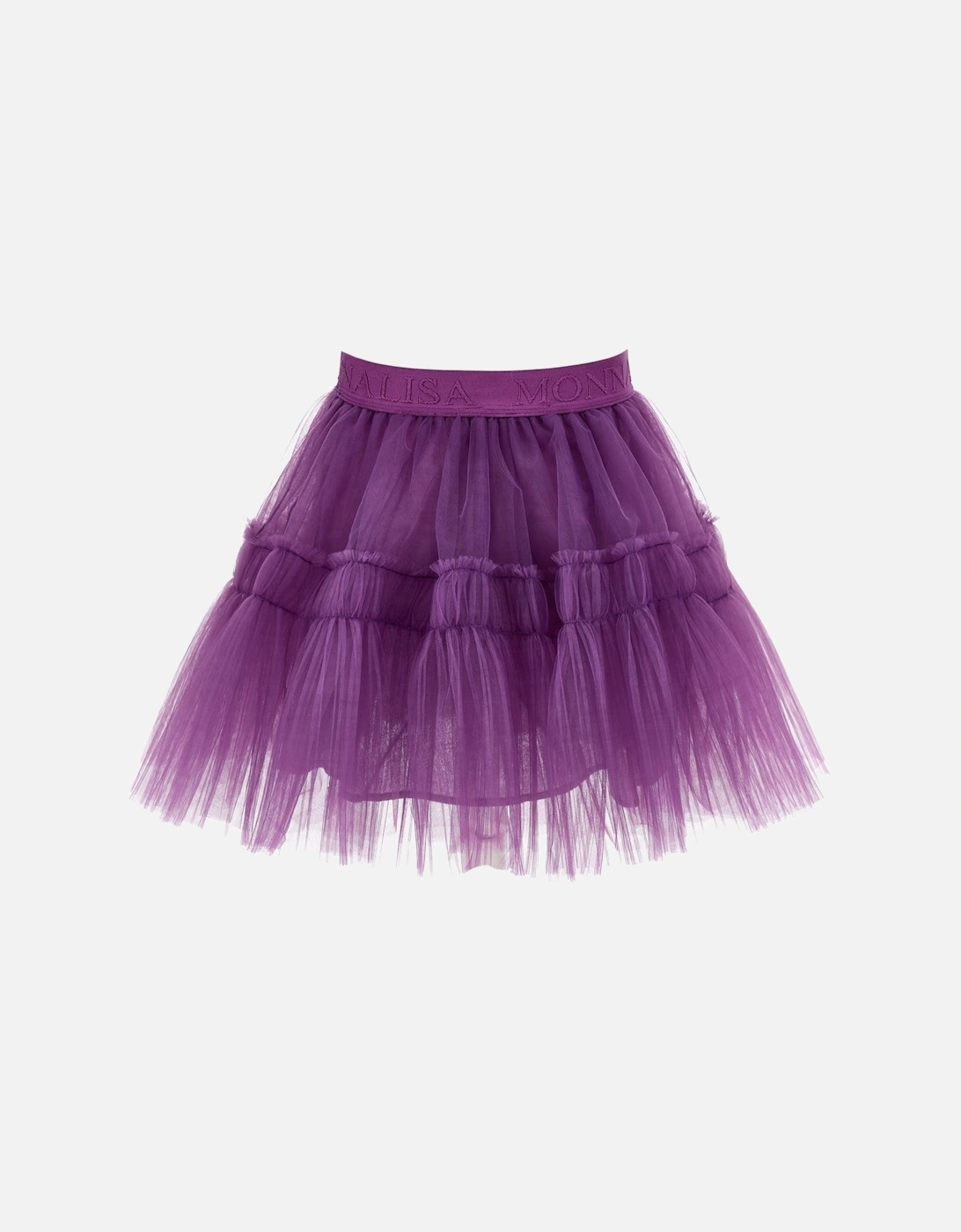 Girls Purple Tulle Skirt