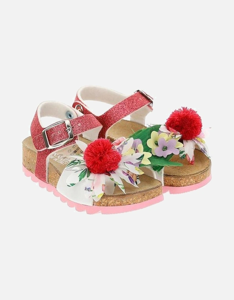 Girls Floral Sandals