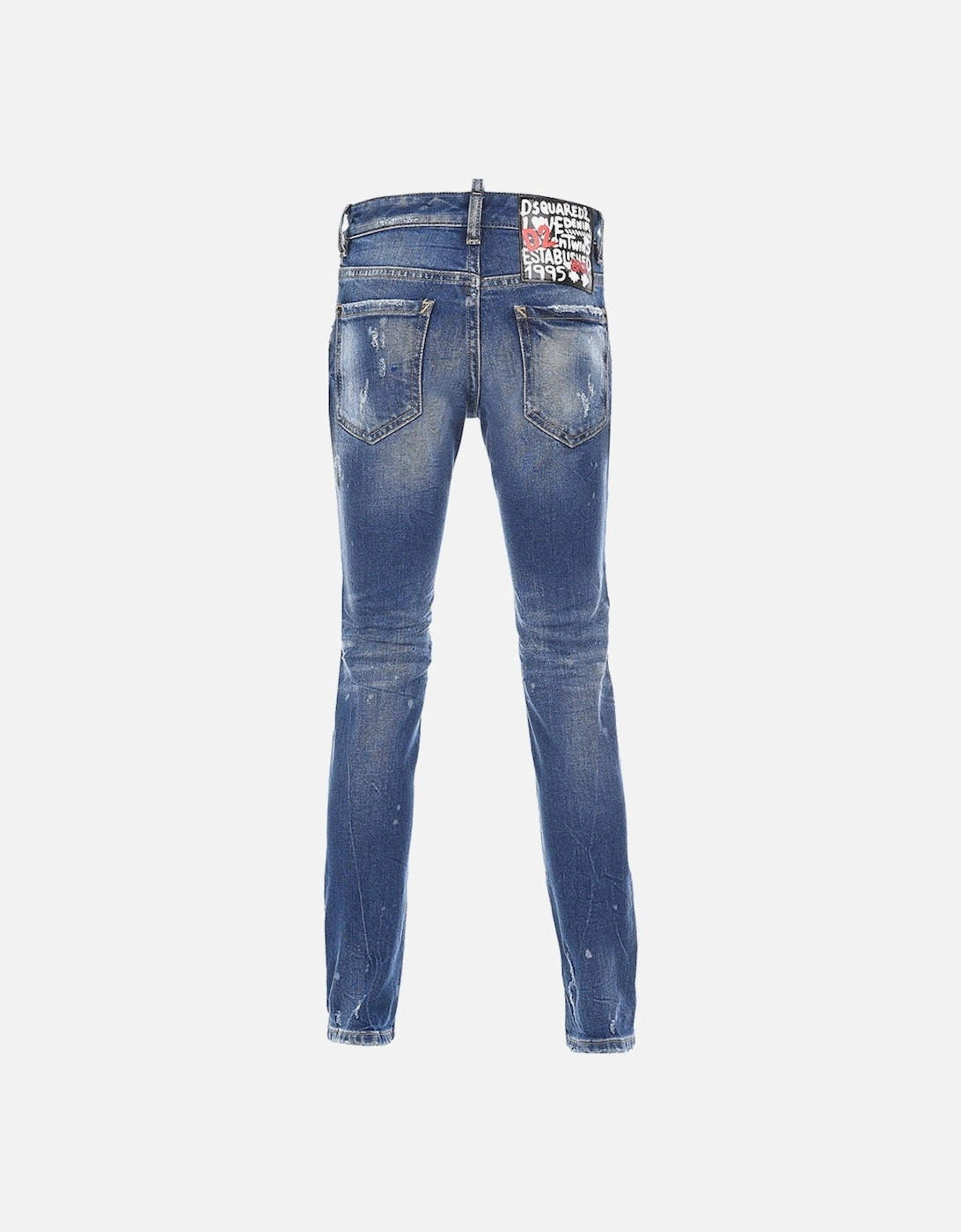 Boys Distressed Denim Jeans Blue