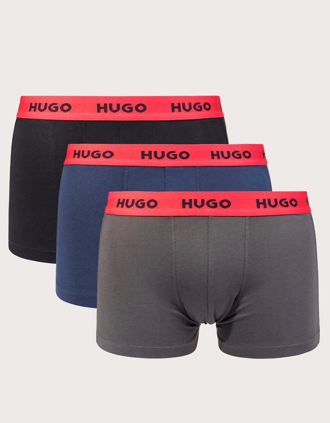 Three Pack Cotton Stretch Trunks, 3 of 2