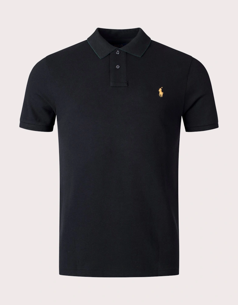 Classic Fit Mesh Polo Shirt