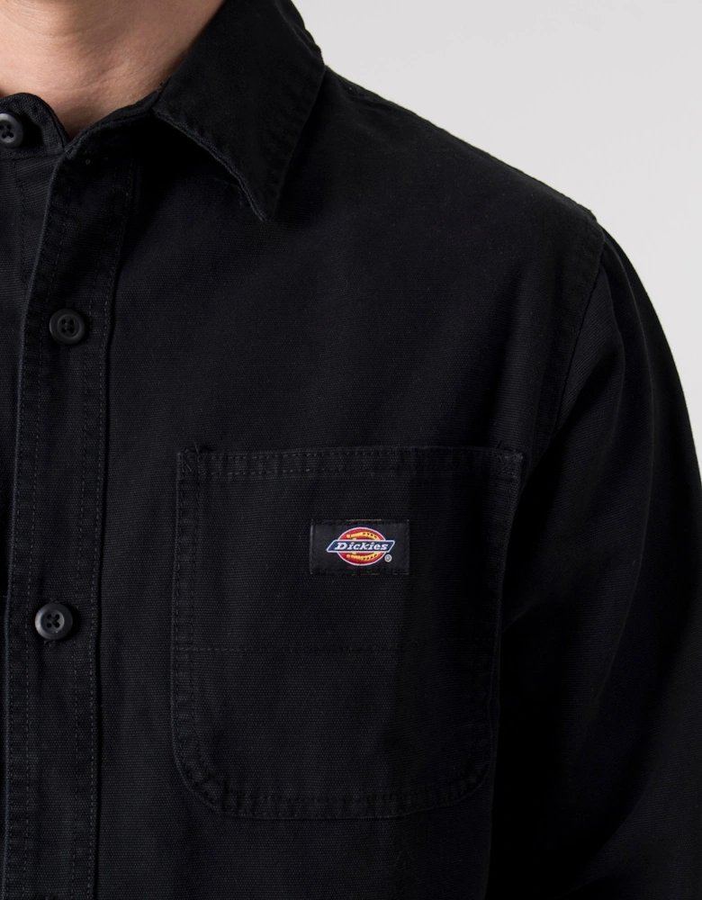 Relaxed Fit Duck Canvas Shirt