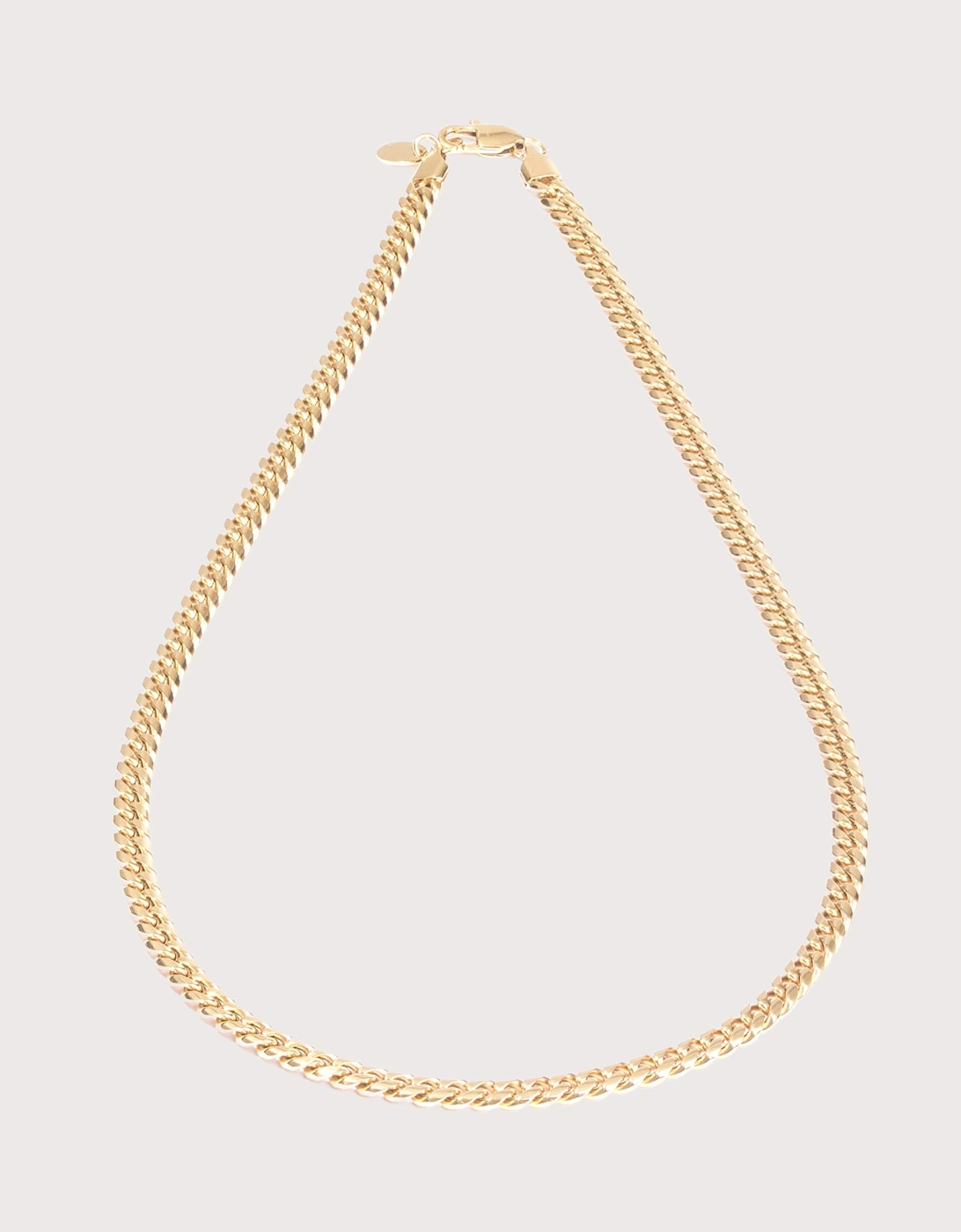 18K Gold Plated Cuban Link Necklace 6mm 22", 4 of 3