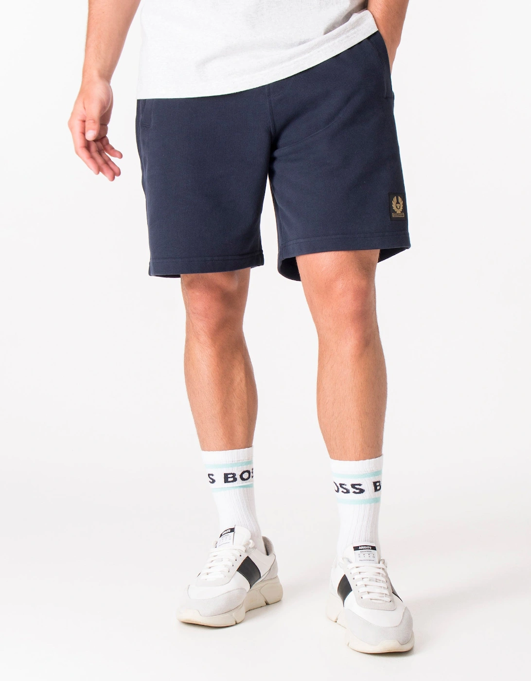 Regular Fit Logo Patch Sweat Shorts