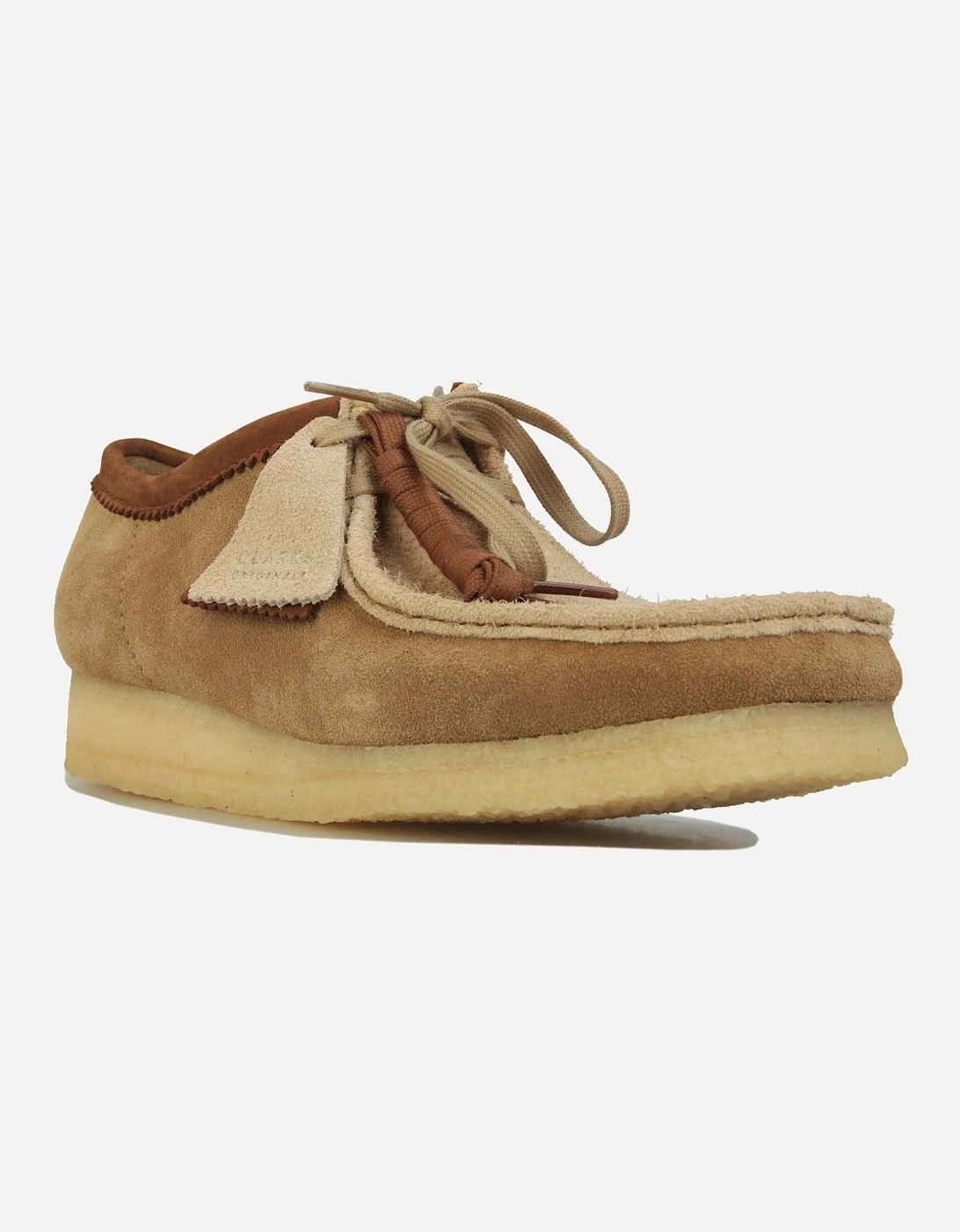 Mens Wallabee Sandstone Combi Shoes