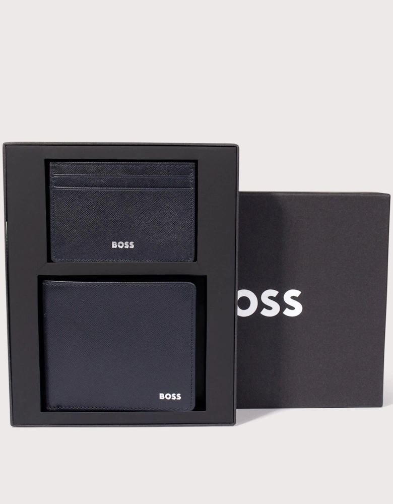 GBBM_8 CC Leather Card Holder And Wallet Gift Set