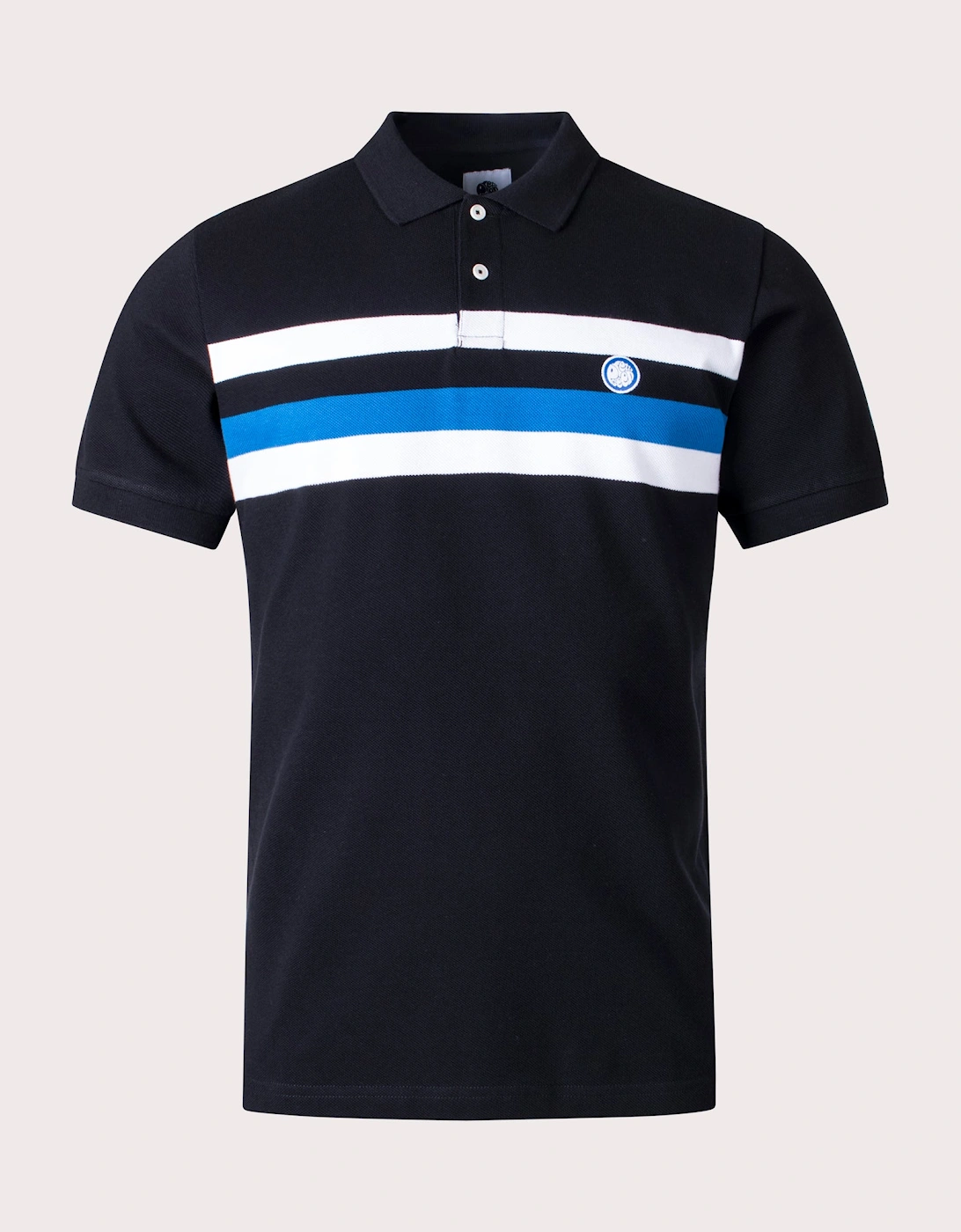 Slim Fit Hollen Chest Stripe Polo Shirt, 4 of 3