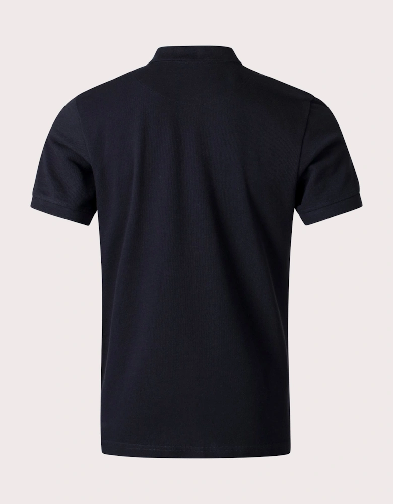 Slim Fit Hollen Chest Stripe Polo Shirt