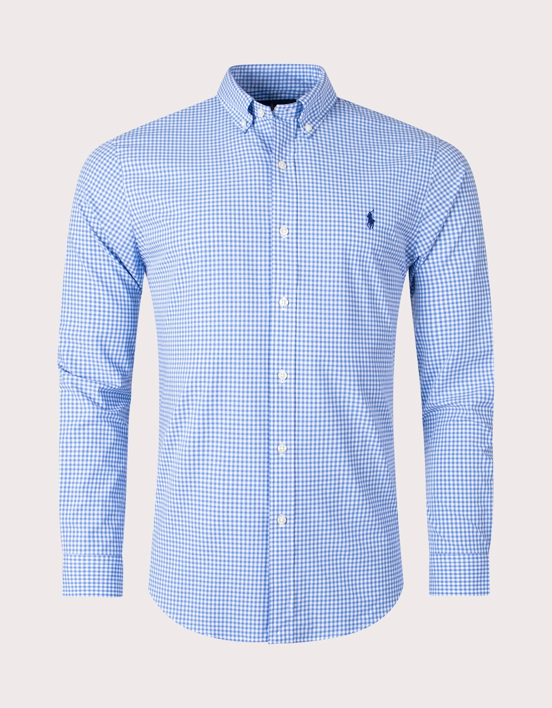 Slim Fit Checked Stretch Poplin Shirt, 6 of 5