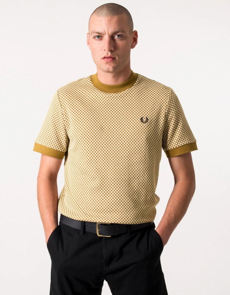 Micro Chequerboard T-Shirt