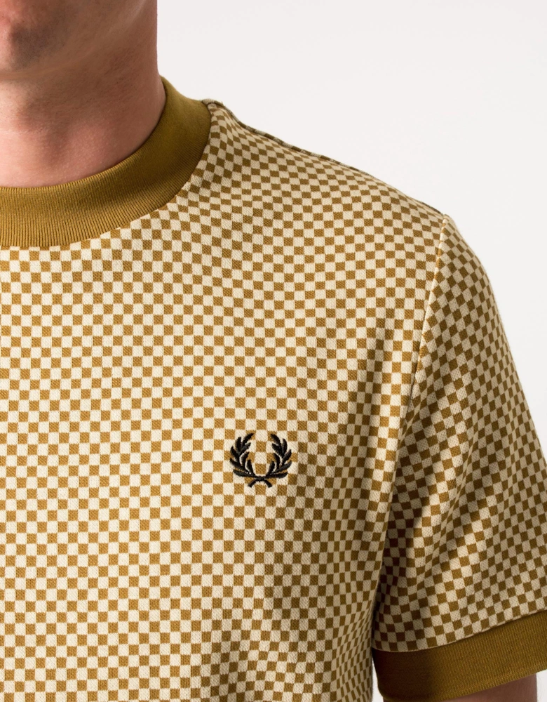 Micro Chequerboard T-Shirt
