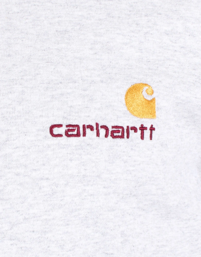 Relaxed Fit Long Sleeve American Script T-Shirt